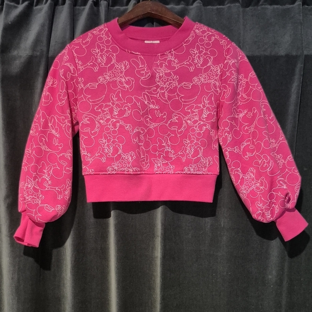 Disney Pink Sweatshirt with Character Print